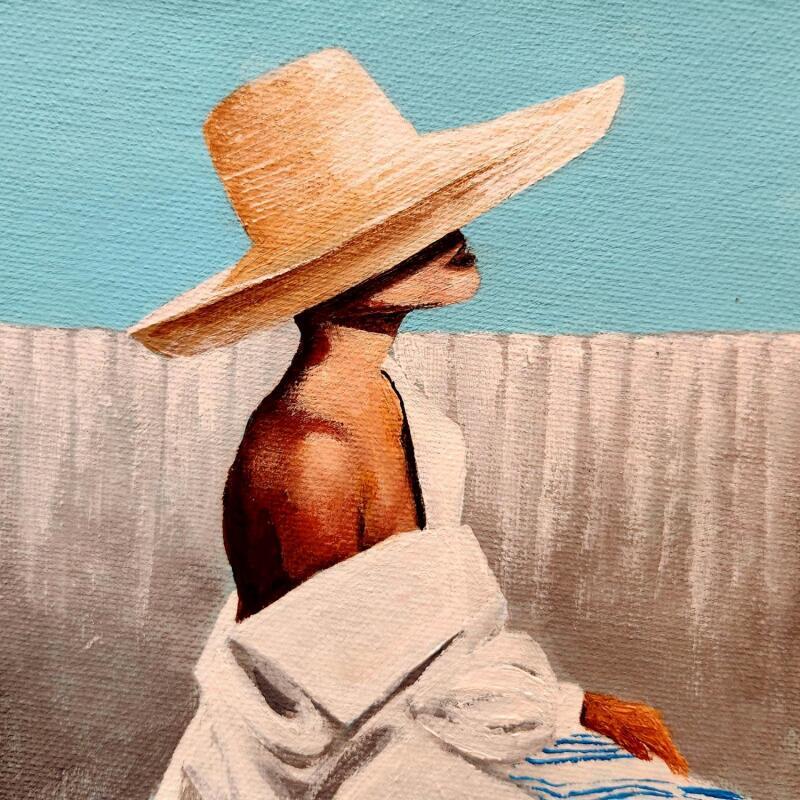 Painting on dirait le Sud by Sie Evelyne | Painting Figurative Life style Acrylic