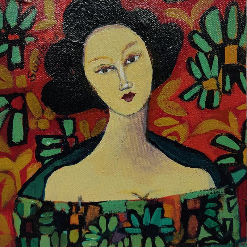 Gemälde Spring dance von Sundblad Silvina | Gemälde Naive Kunst Acryl Pastell