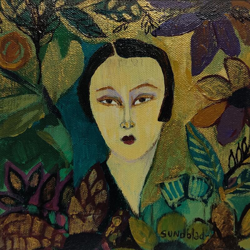 Gemälde Come with me von Sundblad Silvina | Gemälde Naive Kunst Acryl Pastell