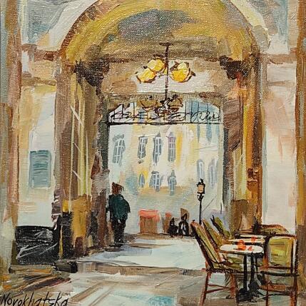 Painting Galerie Vivienne by Novokhatska Olga | Painting Figurative Acrylic, Oil Urban