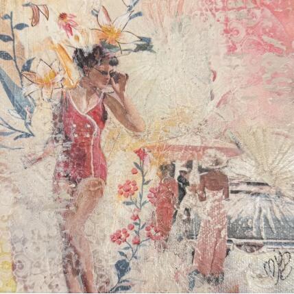 Painting Dream life by Bergeron Marie-Josée | Painting Surrealism Acrylic, Gluing, Oil