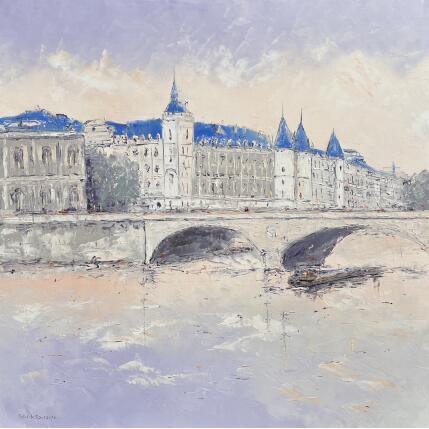 Painting Brume légère by Rousseau Patrick | Painting Figurative Oil Urban