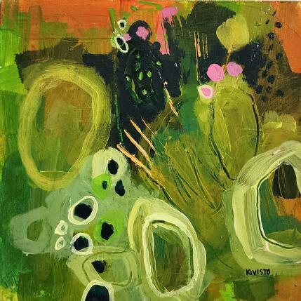 Painting Desert Garden by Kivisto Jamie | Painting Abstract Acrylic Nature