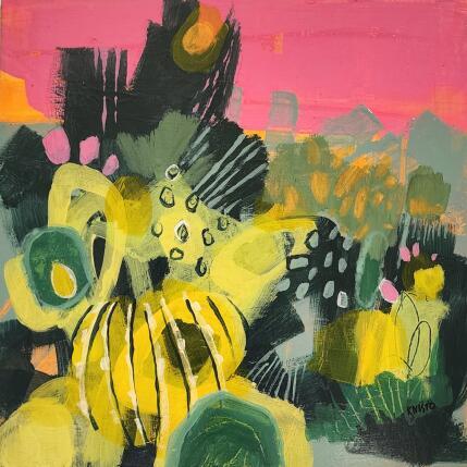 Painting Sugar Sun by Kivisto Jamie | Painting Abstract Acrylic Nature, Pop icons