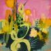 Painting Pink Mirage by Kivisto Jamie | Painting Abstract Nature Acrylic