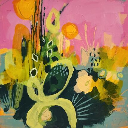 Painting Pink Mirage by Kivisto Jamie | Painting Abstract Acrylic Nature, Pop icons