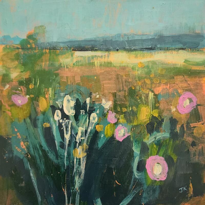 Painting Wild Bloom by Kivisto Jamie | Painting Impressionism Landscapes Acrylic