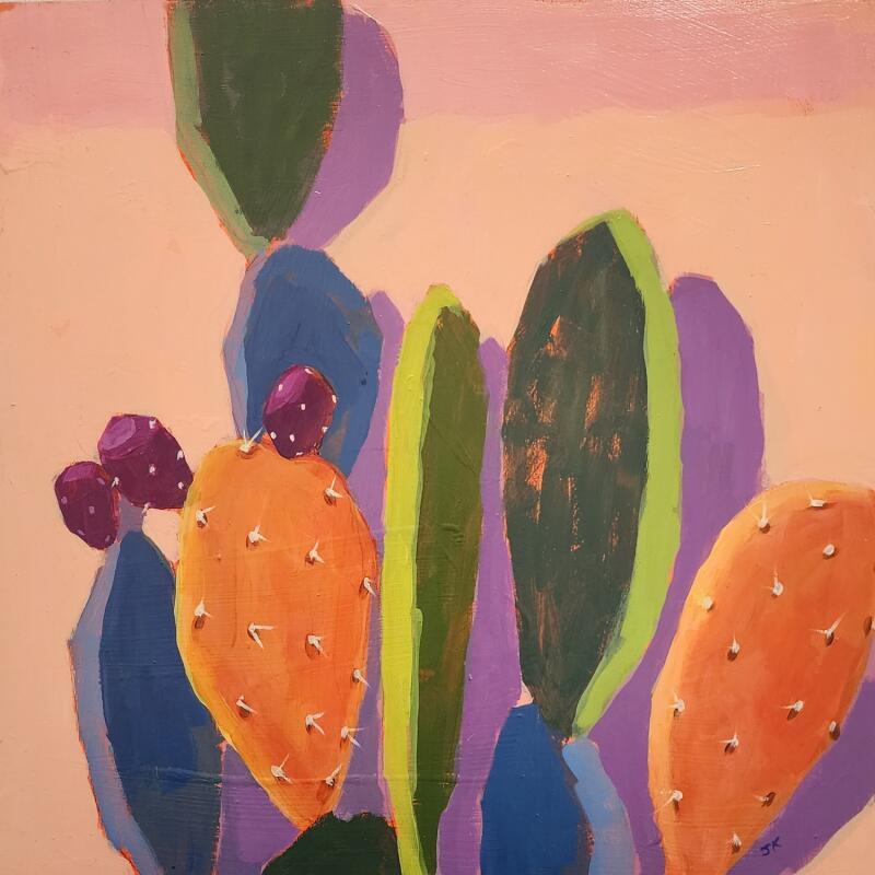 Peinture Sweet Heat par Kivisto Jamie | Tableau Abstrait Nature Acrylique