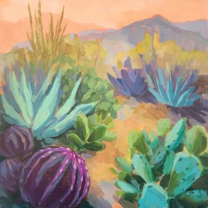 Painting Desert Confection by Kivisto Jamie | Painting Impressionism Acrylic Landscapes, Nature