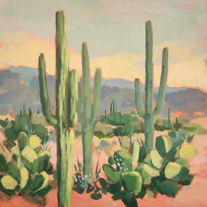 Painting Midday Moods by Kivisto Jamie | Painting Impressionism Landscapes Nature Acrylic