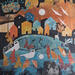 Gemälde Mi pueblo en otoño von Arias Parera Almudena | Gemälde Naive Kunst Acryl Collage