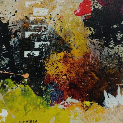 Peinture Territorio par Jiménez Conesa Francisco | Tableau Abstrait Acrylique, Fusain