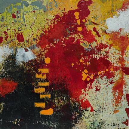 Peinture Sueno par Jiménez Conesa Francisco | Tableau Abstrait Acrylique, Fusain