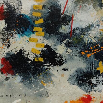 Peinture Sombras par Jiménez Conesa Francisco | Tableau Abstrait Acrylique, Fusain