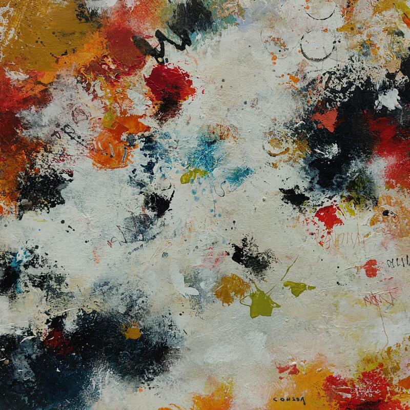 Painting Sueno by Jiménez Conesa Francisco | Painting Abstract Acrylic Charcoal