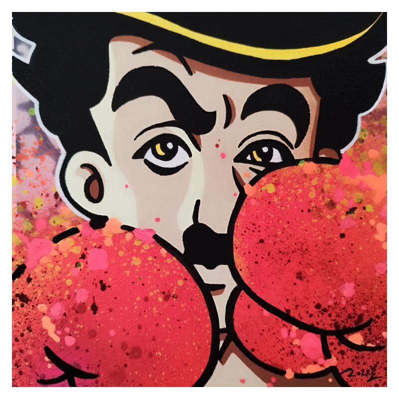 Pintura Rocky Chaplin por Rocky Chaplin | Pintura Pop art Cine Iconos pop Acrílico