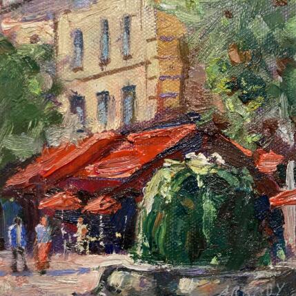 Gemälde La fontaine du Grillon von Arkady | Gemälde Figurativ Öl