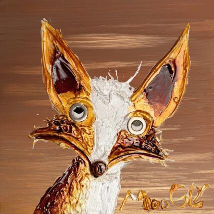 Painting Méditus by Moogly | Painting Raw art Acrylic, Pigments, Resin Animals