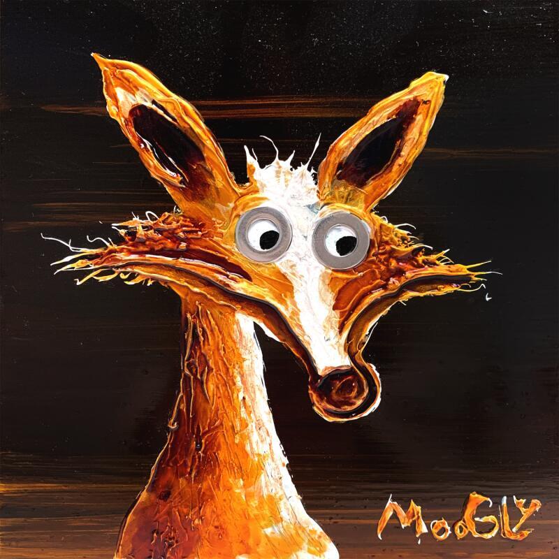 Peinture Intrusifus par Moogly | Tableau Art Singulier Animaux Acrylique Résine Pigments