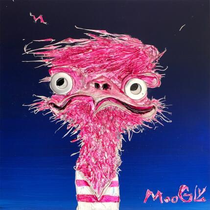 Painting Anémophilus by Moogly | Painting Raw art Acrylic, Pigments, Resin Animals