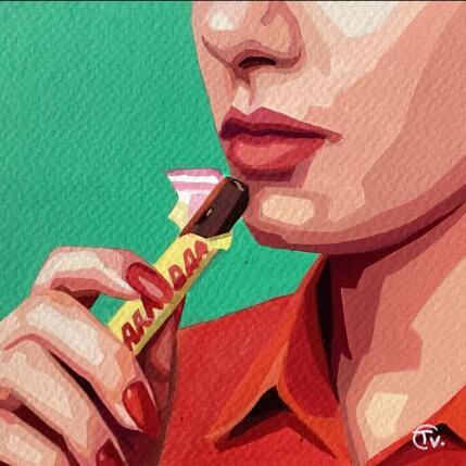 Peinture Blague à part . par Colin Véronique | Tableau Figuratif Acrylique Portraits, Scènes de vie