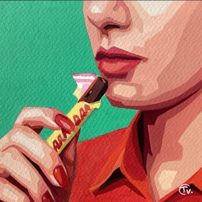 Peinture Blague à part . par Colin Véronique | Tableau Figuratif Portraits Scènes de vie Acrylique