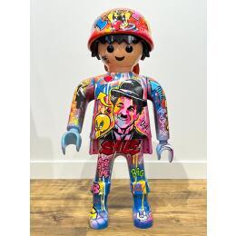 Sculpture Cartoon Graff par Luna | Sculpture Pop-art Acrylique, Graffiti, Posca Icones Pop