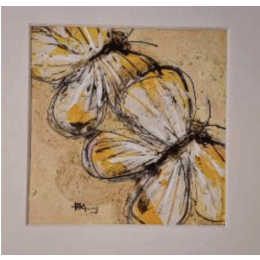 Pintura Envol por Maury Hervé | Pintura Arte bruto Animales