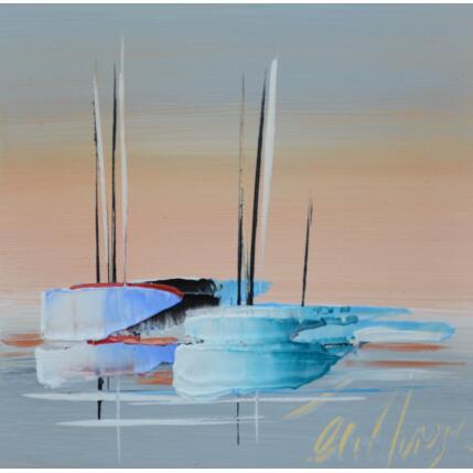 Painting Souffle d'été by Munsch Eric | Painting Figurative Acrylic, Oil Marine