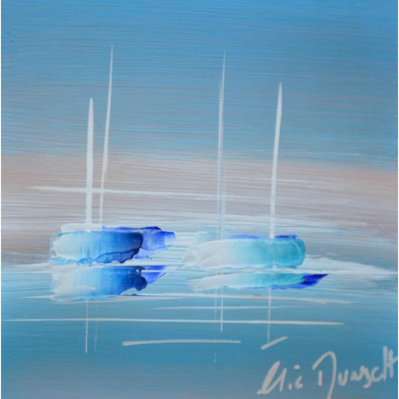 Peinture Poésie par Munsch Eric | Tableau Figuratif Marine Huile Acrylique