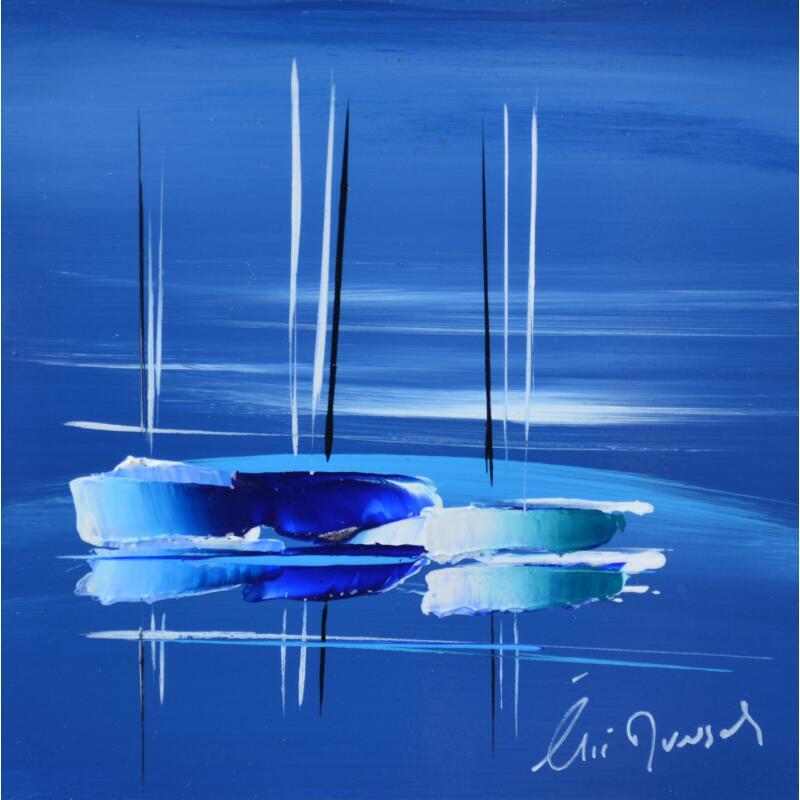 Peinture Blue Light par Munsch Eric | Tableau Figuratif Marine Huile Acrylique