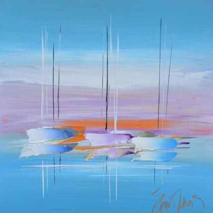 Painting Voyage couleur et joie by Munsch Eric | Painting Figurative Acrylic, Oil Marine