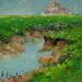 Peinture Mont Saint-Michel par Sannier Daniel | Tableau Impressionnisme Paysages Huile