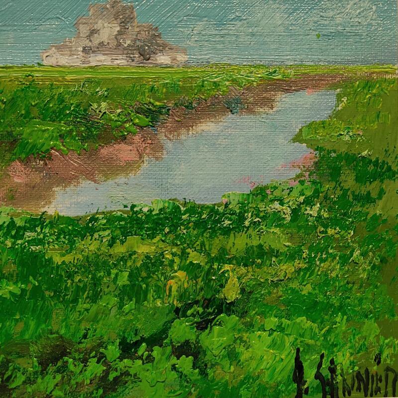 Pintura Courant dans la mer por Sannier Daniel | Pintura Impressionism Paisajes Aceite