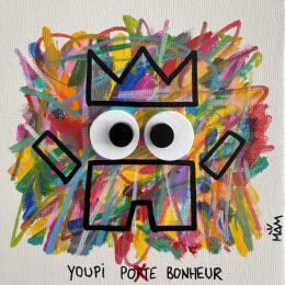 Painting YOUPI by Mam | Painting Pop-art Acrylic Minimalist, Pop icons, Society
