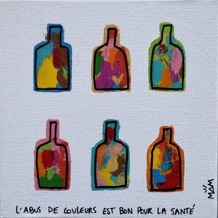 Painting WHITE ABUS by Mam | Painting Pop-art Acrylic Minimalist, Pop icons, Still-life