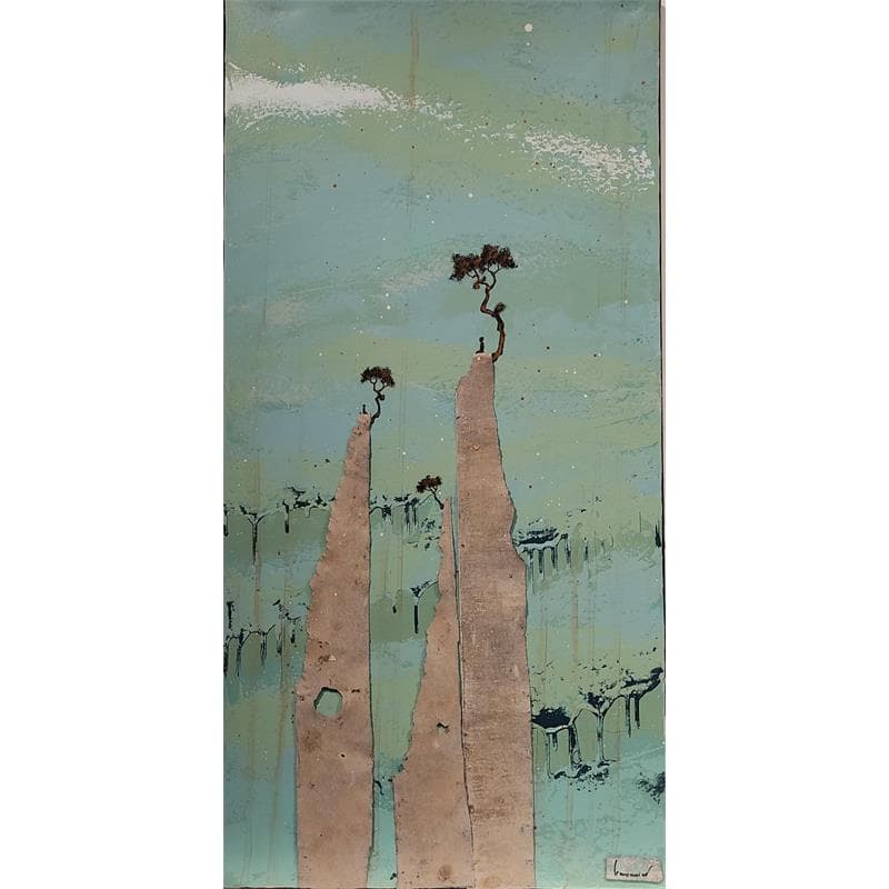 Peinture 2206 Growing Up par Lemonnier  | Tableau Figuratif Paysages