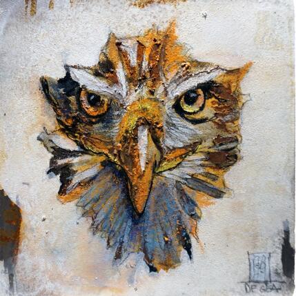 Peinture Royal par De Géa Olivier  | Tableau Figuratif Encre, Métal Animaux