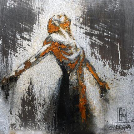 Painting Gratitude by De Géa Olivier  | Painting Figurative Ink, Metal Nude