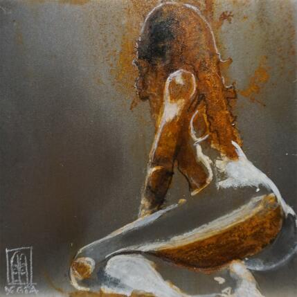 Peinture Tous mes sens par De Géa Olivier  | Tableau Figuratif Acrylique, Métal Nu