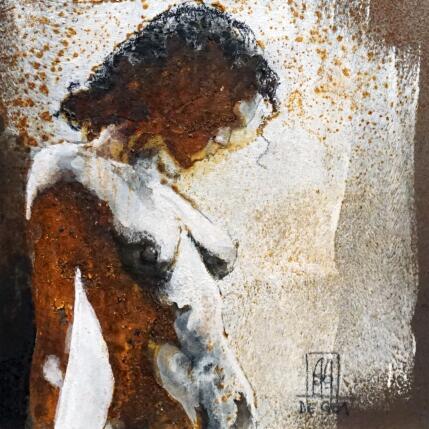 Peinture Douce lumière par De Géa Olivier  | Tableau Figuratif Métal Nu