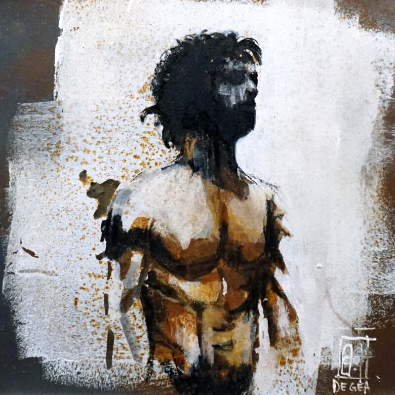 Peinture Fragment par De Géa Olivier  | Tableau Figuratif Nu Métal