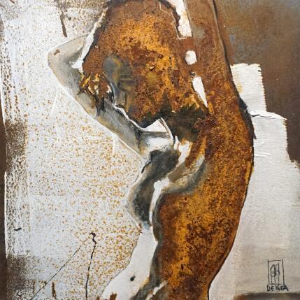 Peinture Douce souhaite par De Géa Olivier  | Tableau Figuratif Métal Nu