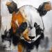 Painting Panda by De Géa Olivier  | Painting Figurative Animals Metal