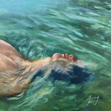 Peinture Flotter par Jung François | Tableau Figuratif Huile Scènes de vie