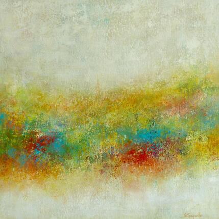 Peinture Across Time par Coupette Steffi | Tableau Figuratif Acrylique Urbain