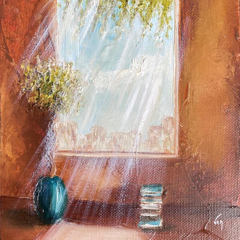 Peinture érudition par Vinnie | Tableau Figuratif Huile