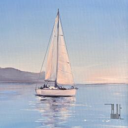 Painting Slow sailing by Guillet Jerome | Painting