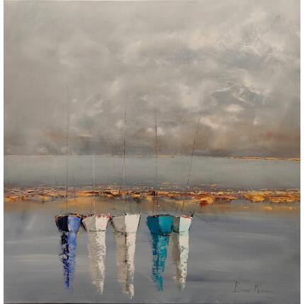 Peinture Horizon par Klein Bruno | Tableau Figuratif Huile Marine