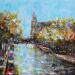 Painting November in Amsterdam  by Solveiga | Painting Acrylic